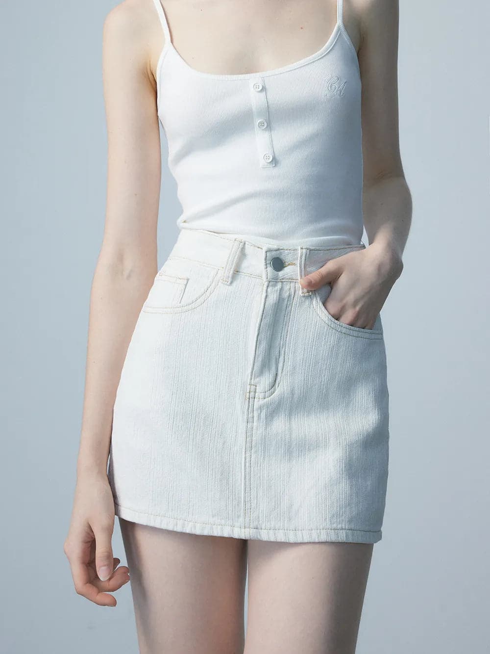 Classic Denim Mini Skirt - Timeless Wardrobe Staple