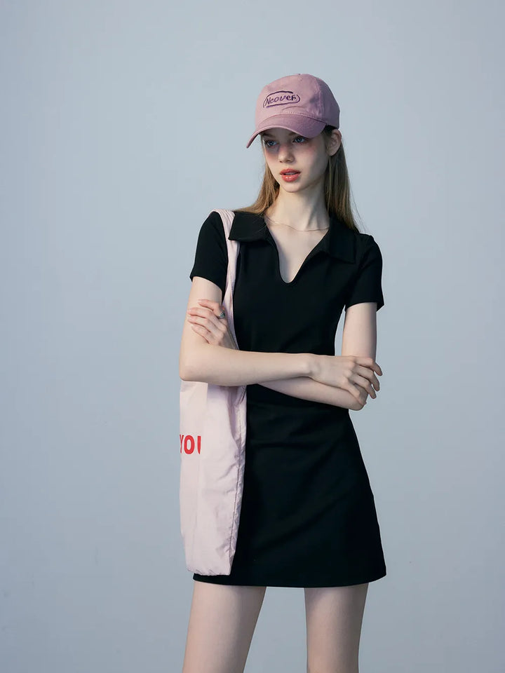 Women's Polo Collar Dress