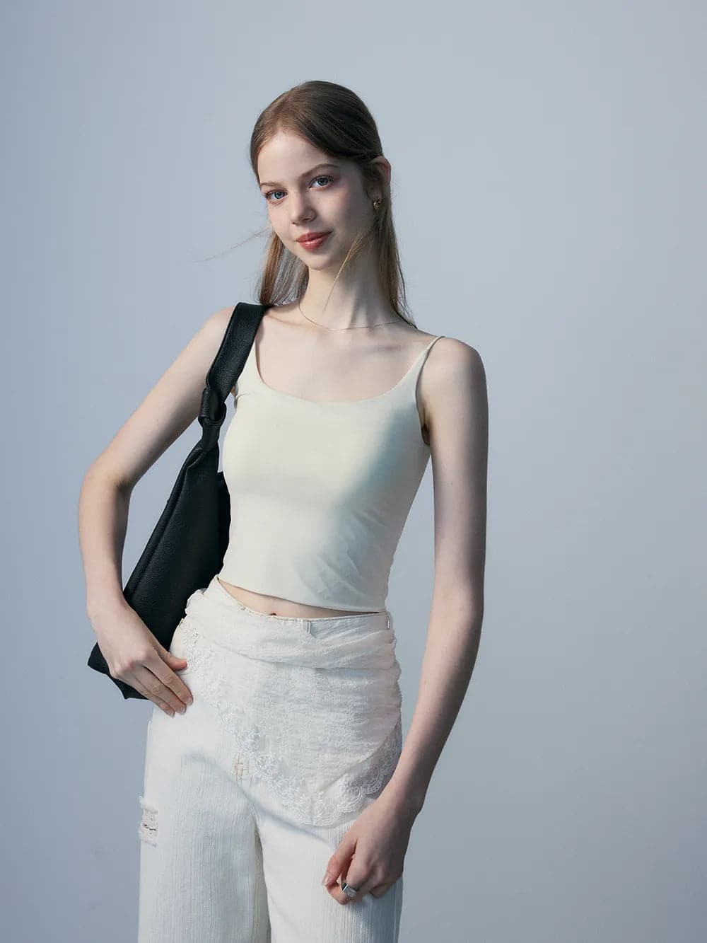 Camisole with built-in chest pads