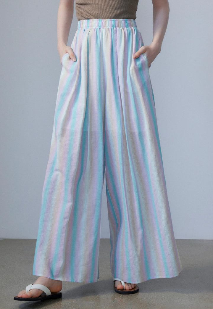 Women's Casual Striped Trousers