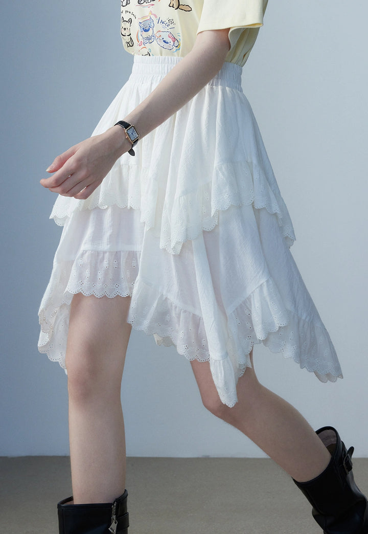 Women's Tiered Ruffle Skirt