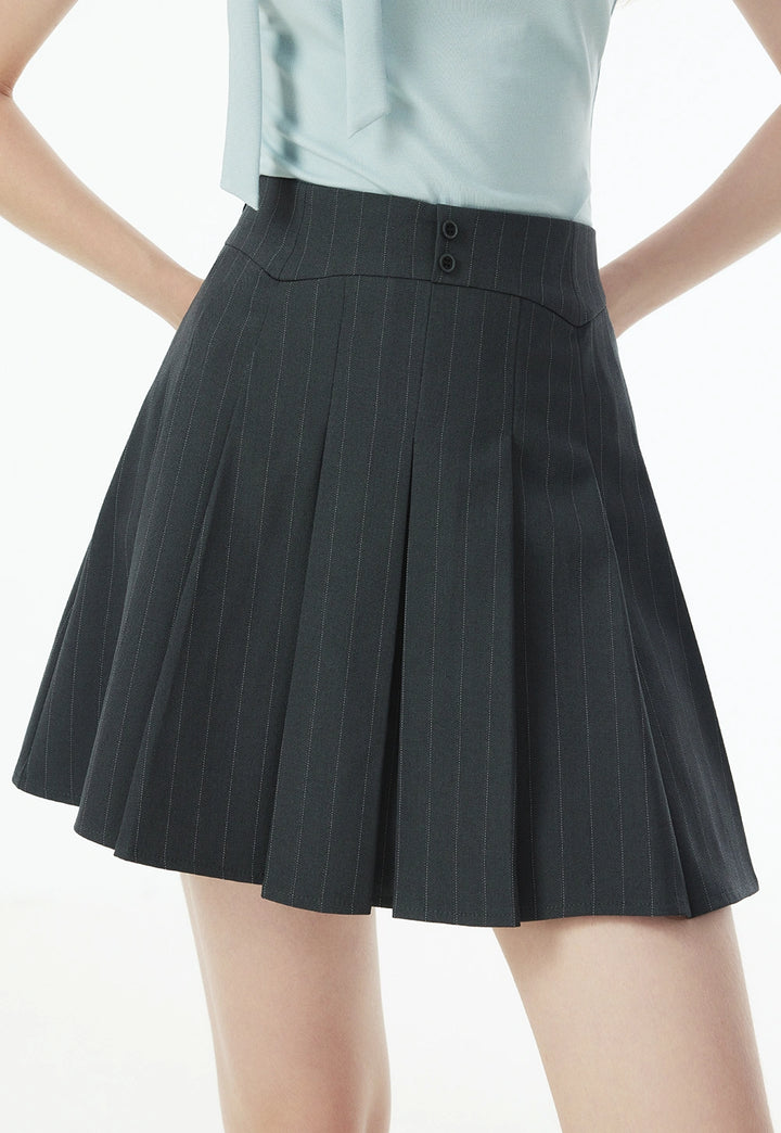 Women's High-Waisted A-Line Mini Skirt