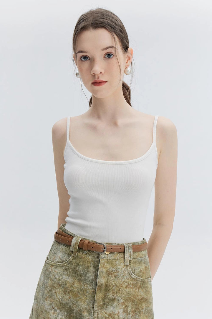 Basic-Tanktop für Damen mit U-Ausschnitt