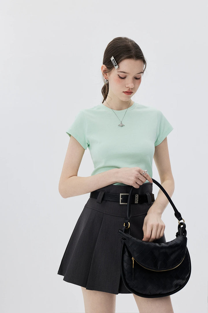 เสื้อยืดคอกลมแขนสั้น Simple Everyday Essential