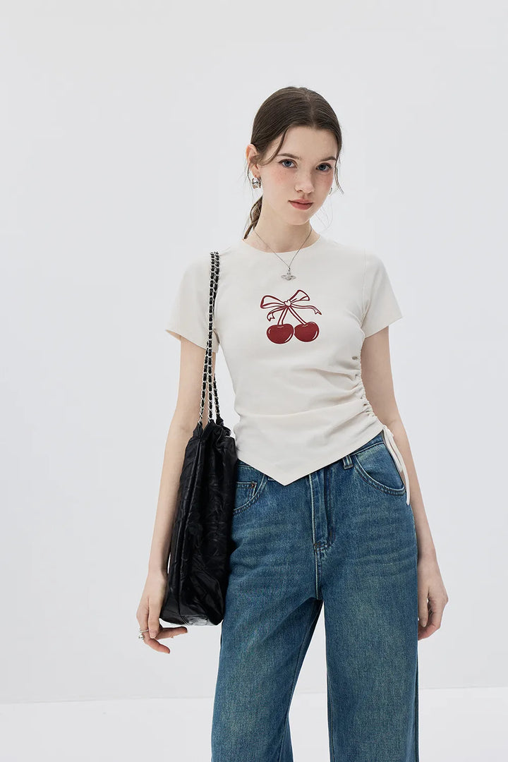 Sweet Cherry Knot Tee