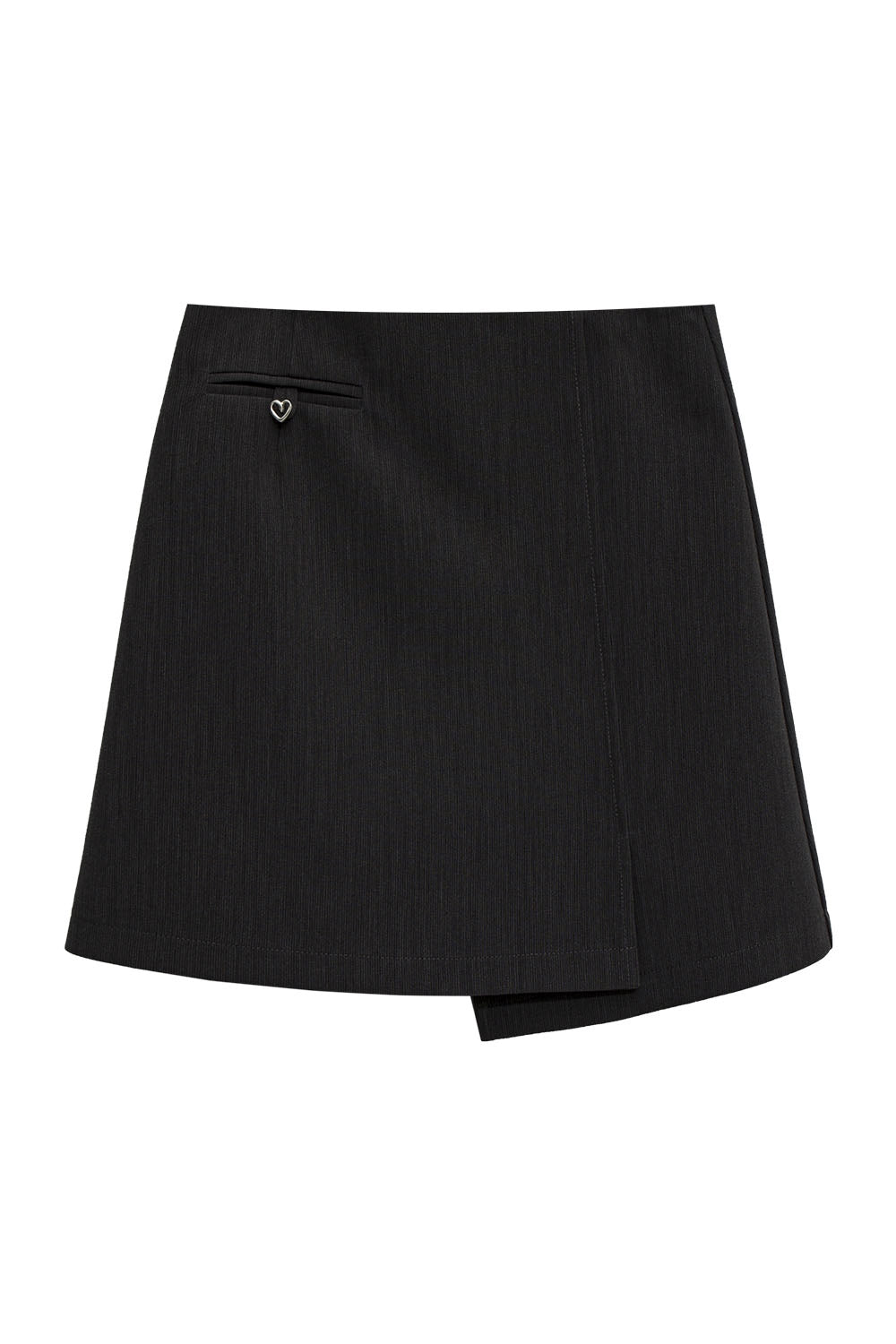 Skirt Mini Disesuaikan Wanita dengan Perincian Poket Depan