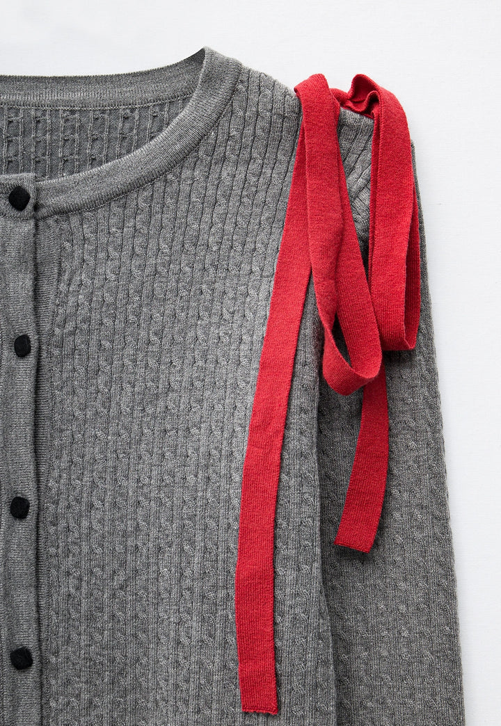 Women's Textured Knit Cardigan