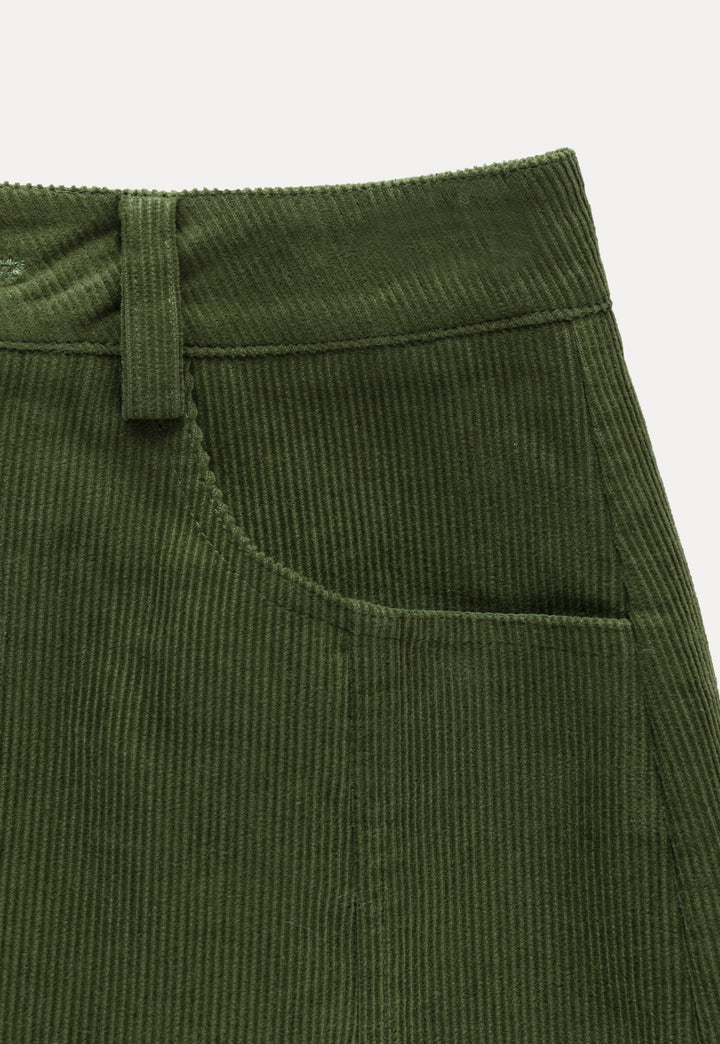 Corduroy A-line Skirt