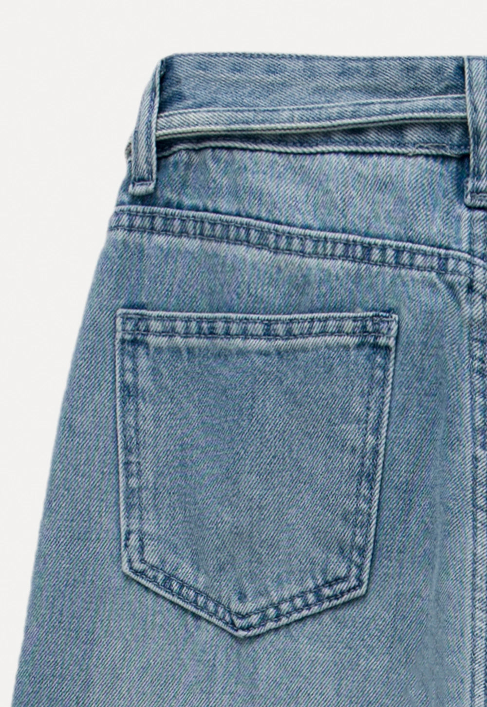 Women's Wide-Leg Relaxed Washed Denim Jeans