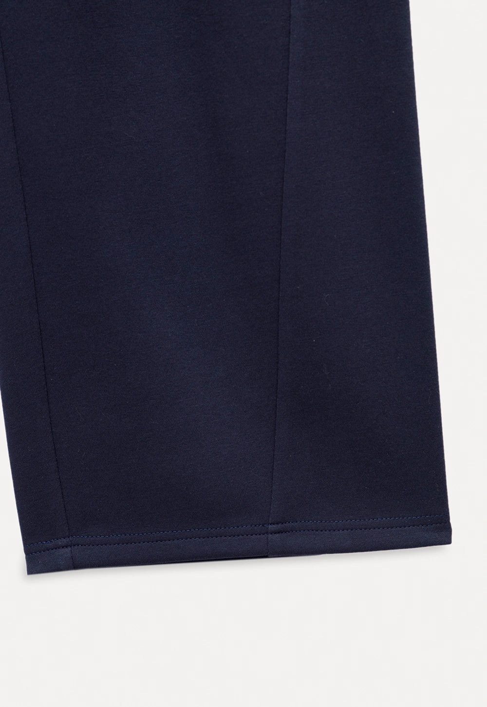 Comfortable Navy Wide-Leg Elastic Waist Pants