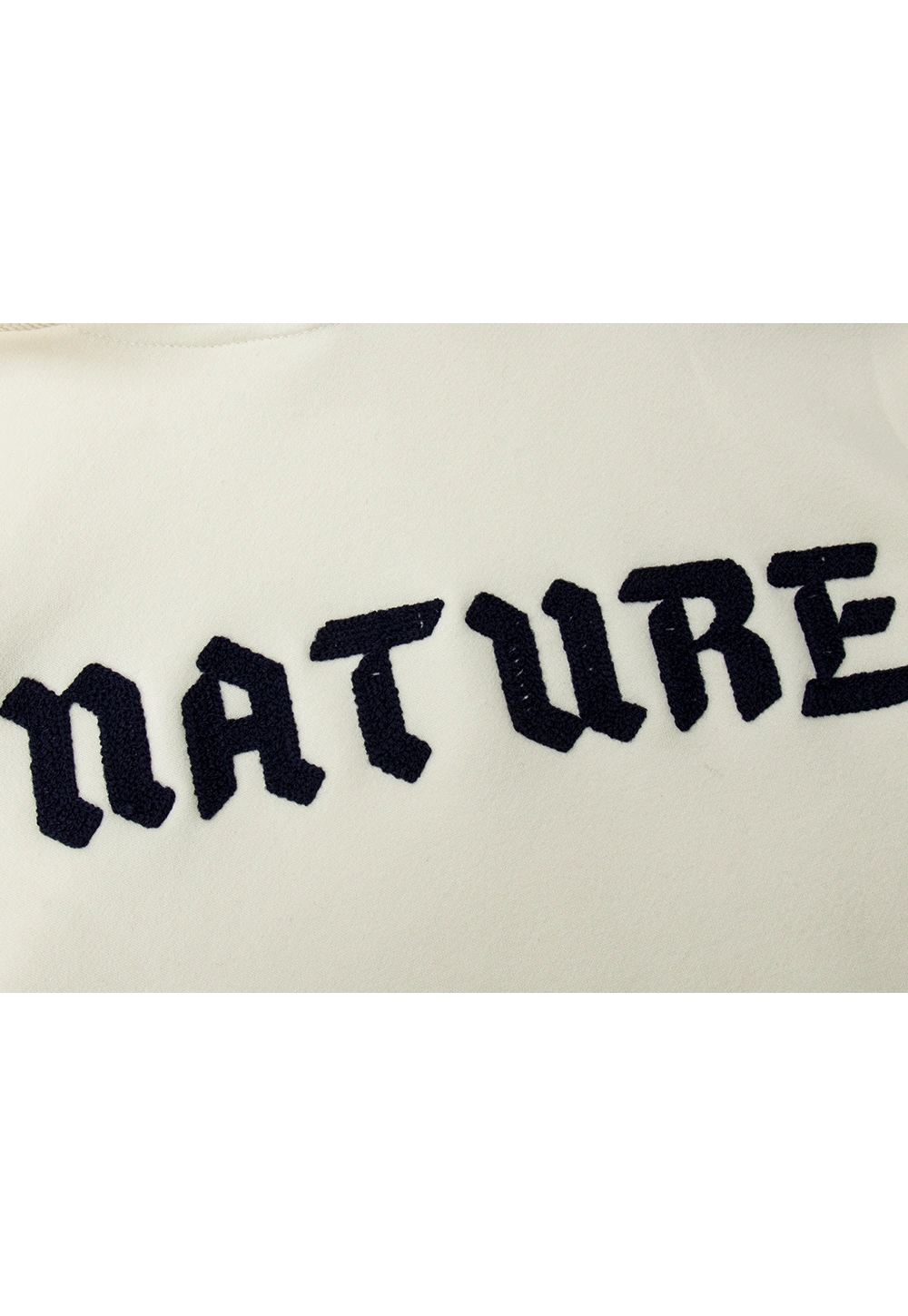 여성용 오버사이즈 그래픽 후디 - 'NATURE' 프린트