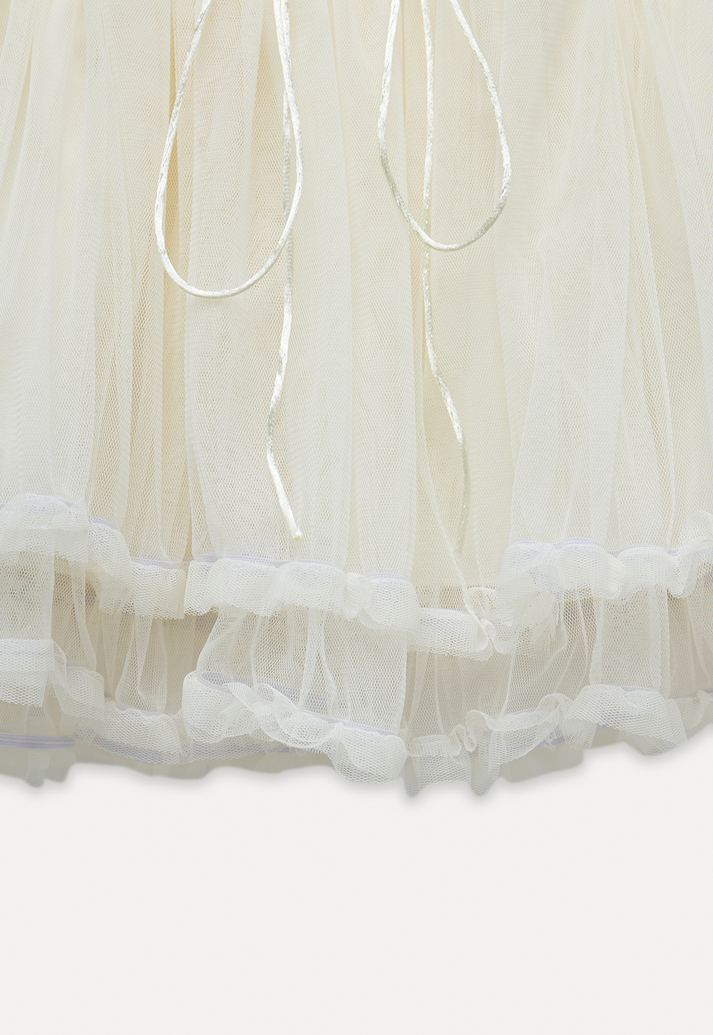 Layered Ruffle Tulle Skirt