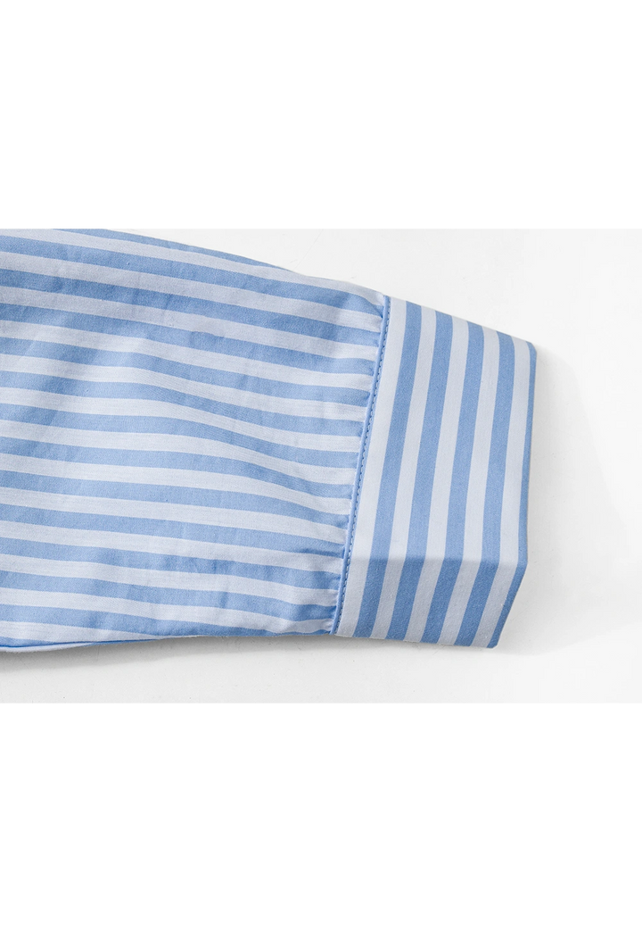 Women's Striped Button-Up Shirt