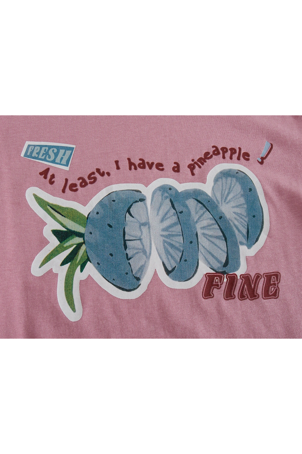 Lässiges Damen-T-Shirt mit Ananas-Print – lustiger und verspielter Sommerstil