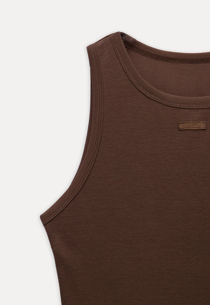 Canelé-Inspired Relaxed Casual Tank Top