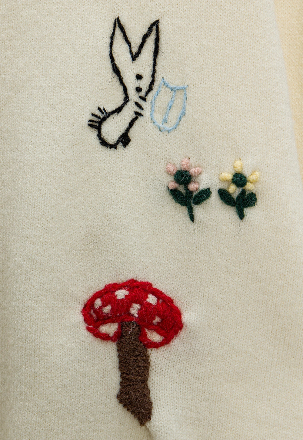 Embroidered Nature Cardigan