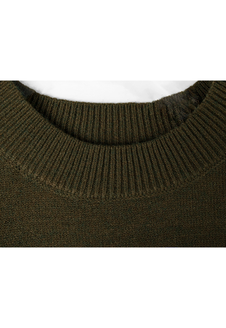 Damen-Pullover mit Rundhalsausschnitt, ärmellos, gerippter Strickpullover, Weste