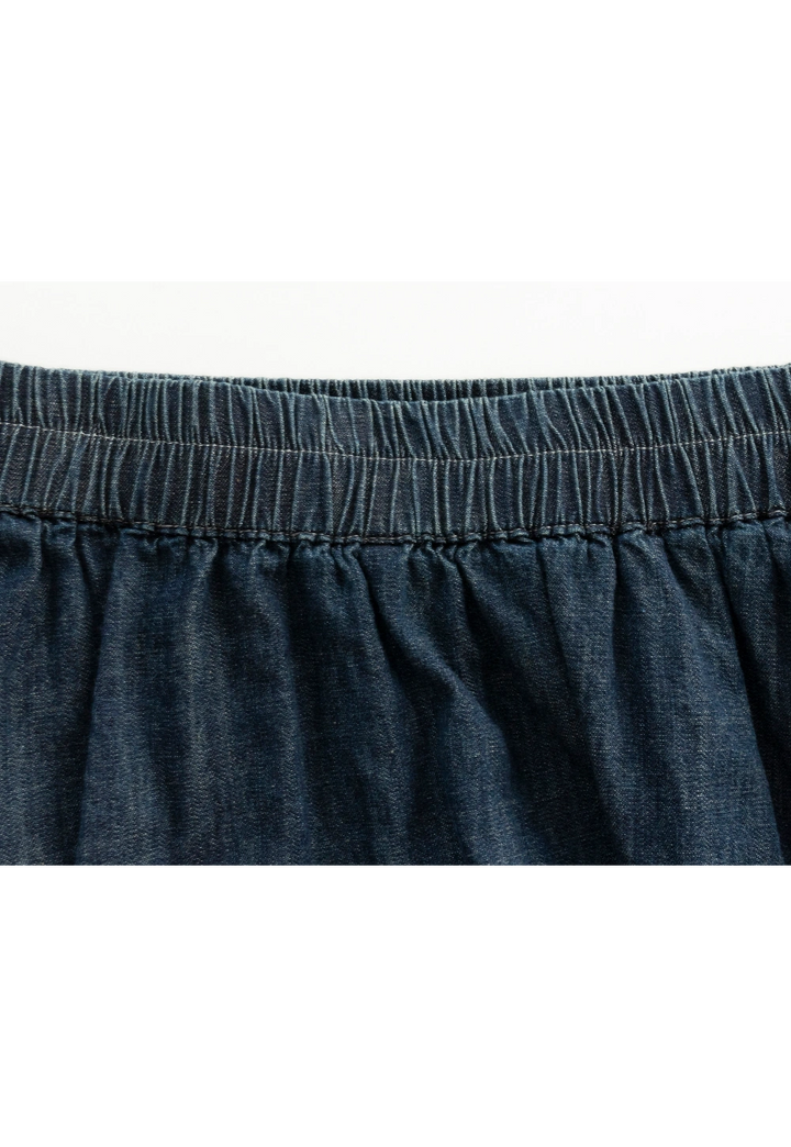 Women's Denim Midi Skirt