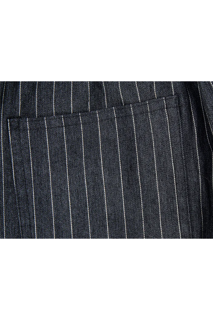 Pinstripe Tailored Trousers - Classic Professional Wear