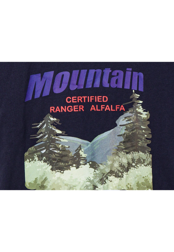 Camiseta de montaña con estampado gráfico para mujer