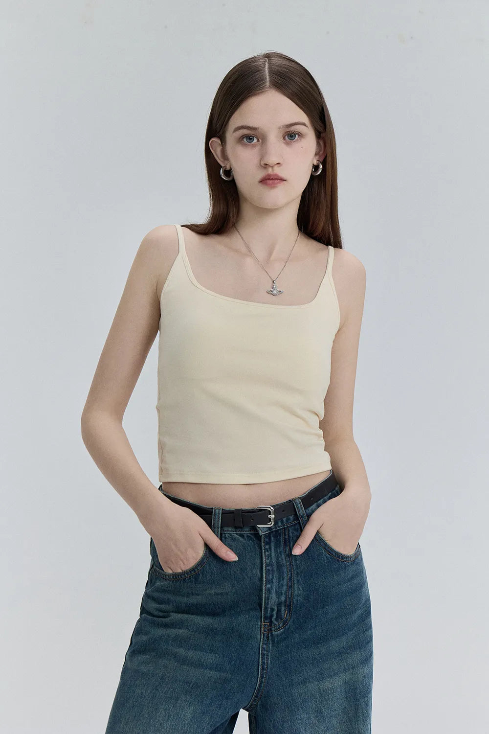 Unverzichtbares, vielseitiges Camisole-Oberteil