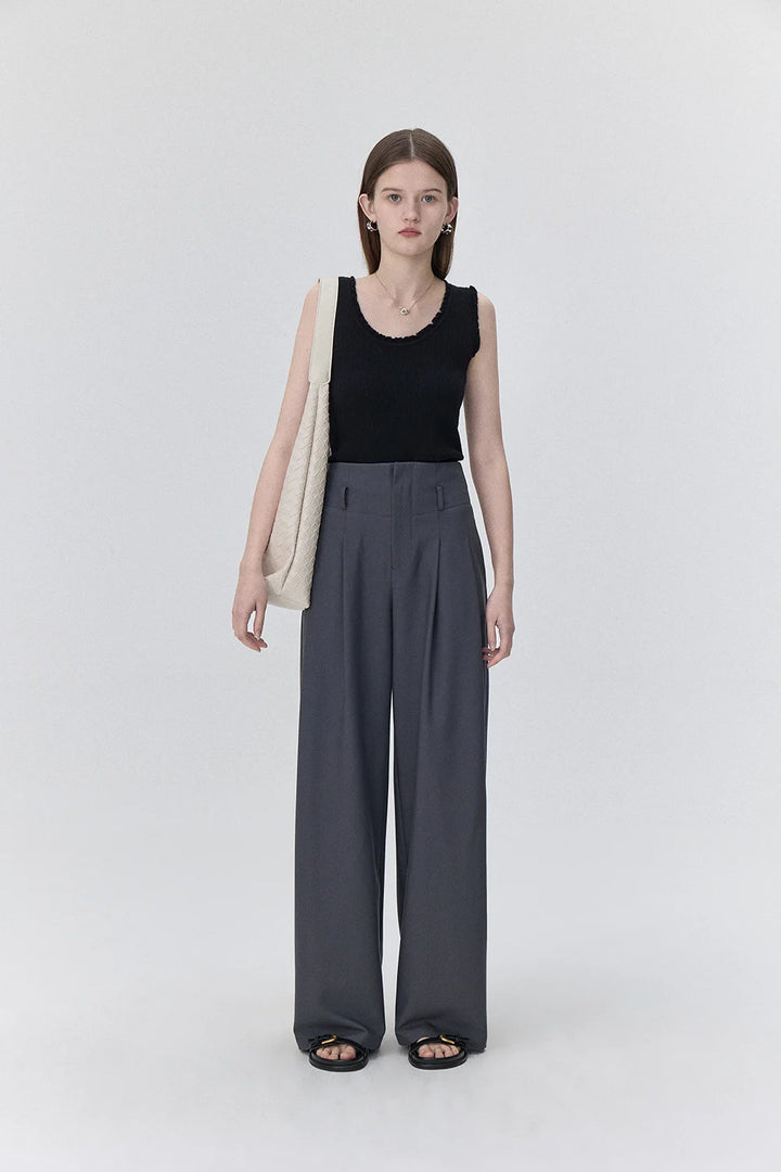 Tailored Wide-Leg Trousers for a Timeless Silhouette