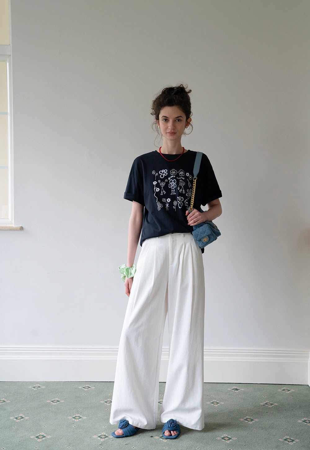 Women's High Waist Wide Leg Pants