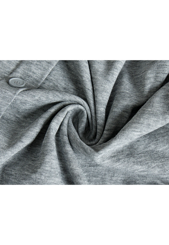 Damen-T-Shirt mit V-Ausschnitt und Twist-Detail