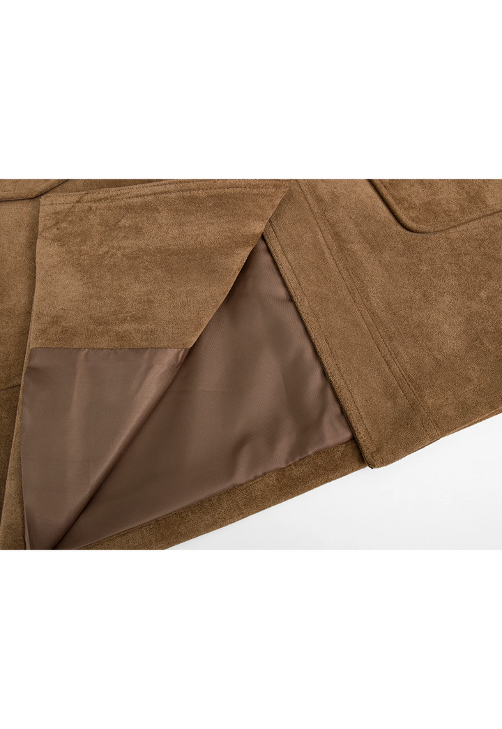 Women's Suede Utility Jacket