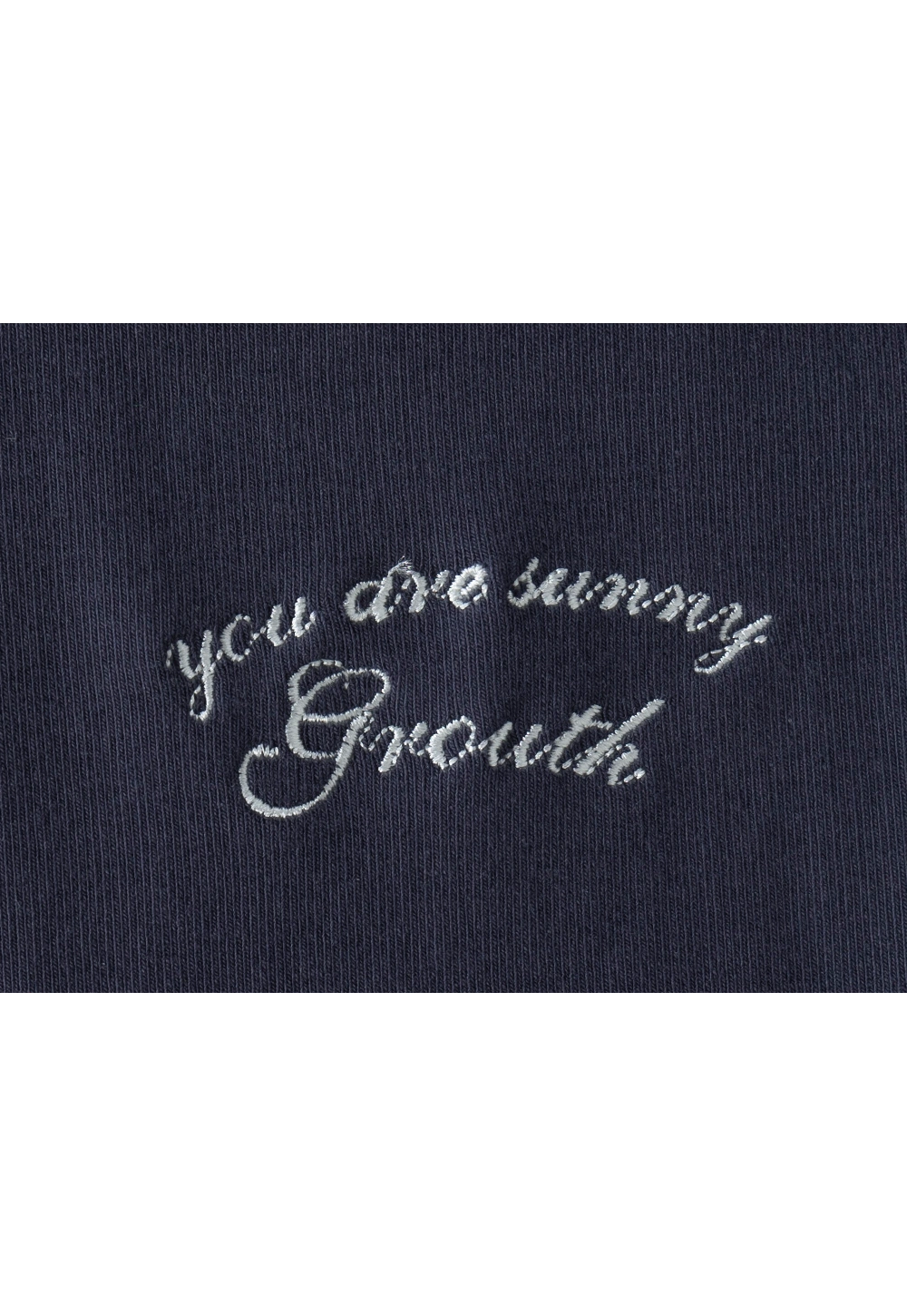 Women's Embroidered Message Tee