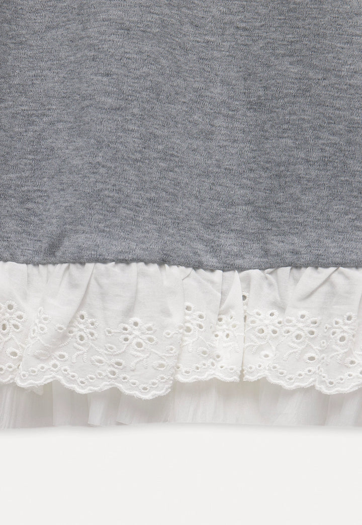 Women’s T-Shirt with Lace Hem