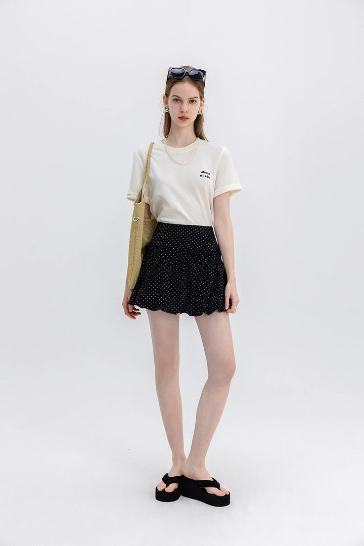 Frilled Layered Mini Skirt