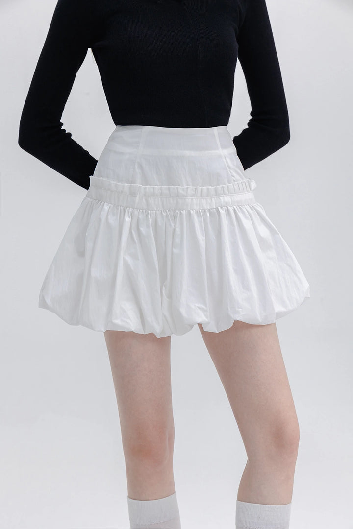 Frilled Layered Mini Skirt