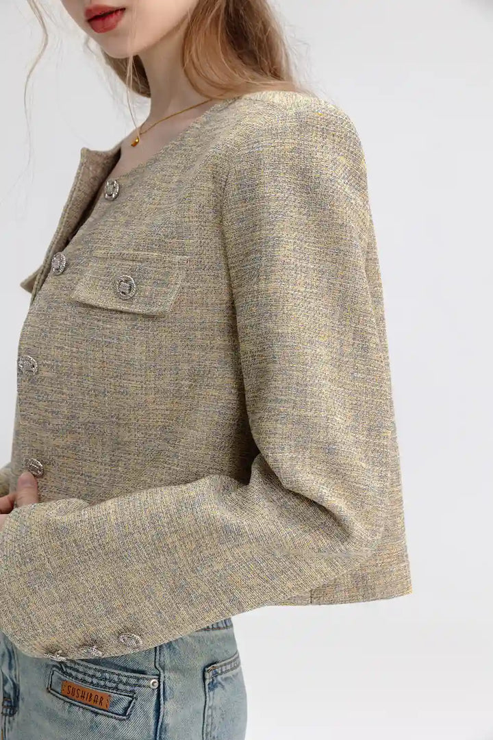 Veste intemporelle en tweed