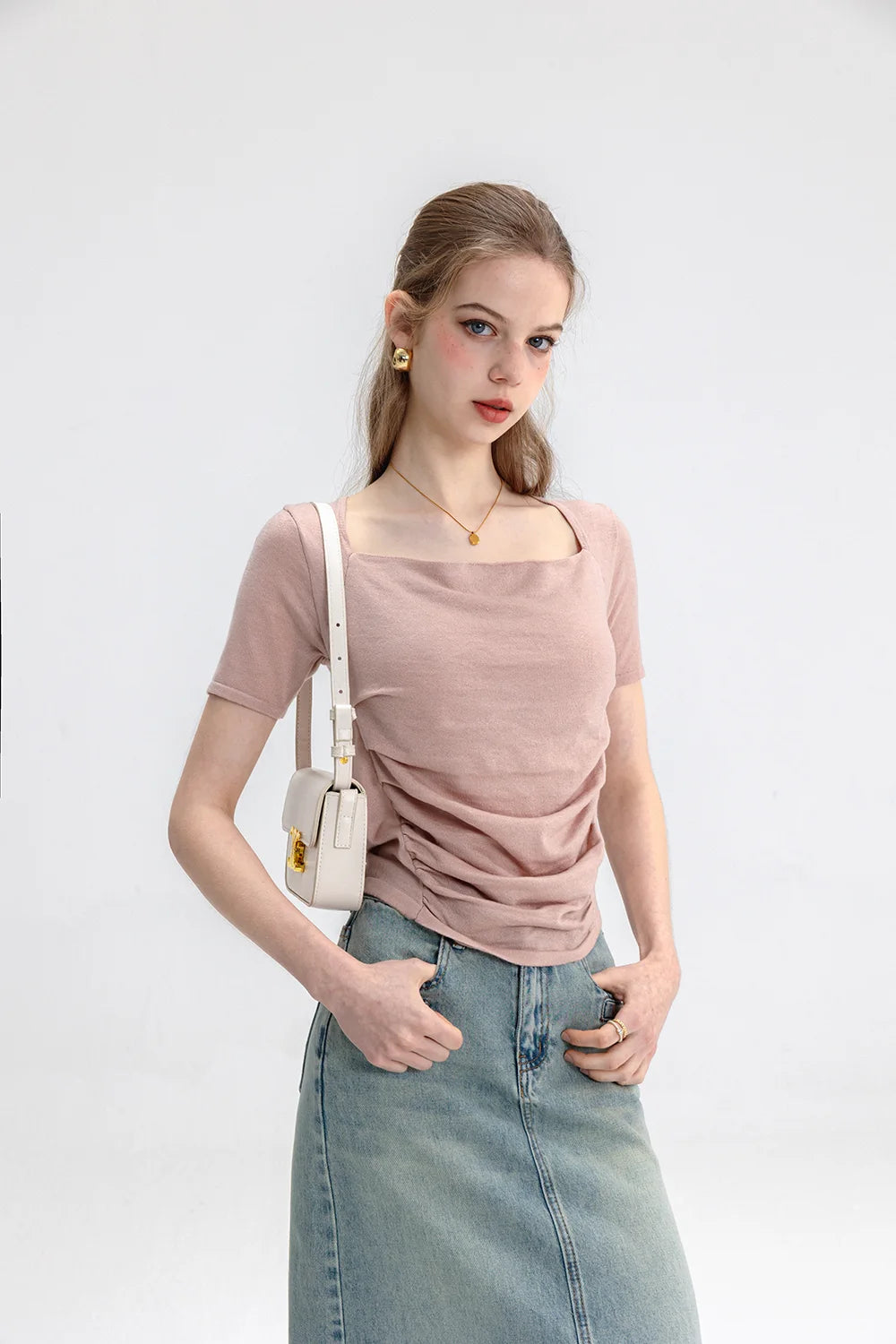 Elegant Square Neck Top: Subtle Sophistication for Every Occasion