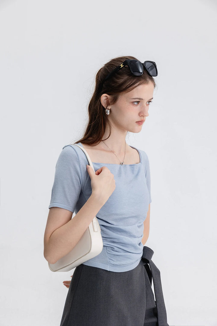 Elegant Square Neck Top: Subtle Sophistication for Every Occasion