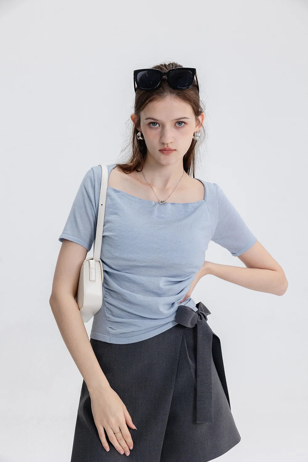 Elegant Square Neck Top: Subtle Sophistication for Every Occasion