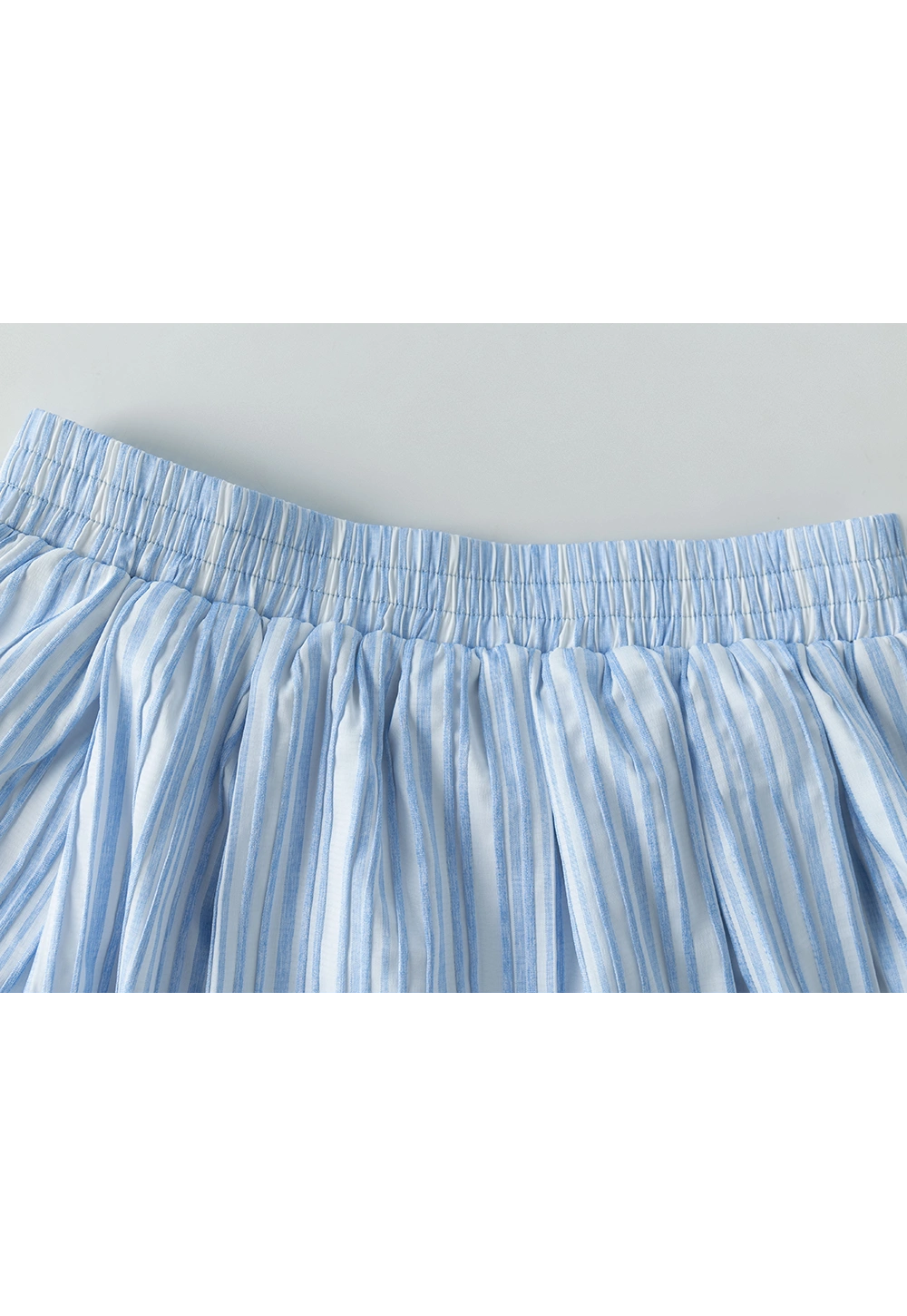 Women's Striped Pleated Skirt