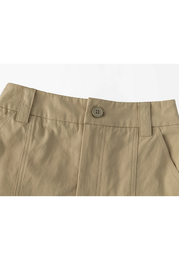 Short cargo pour femmes avec poches latérales