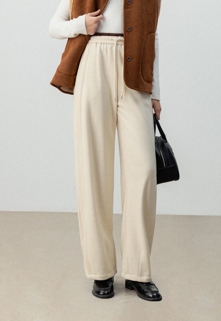 Wide-Leg Lounge Pants