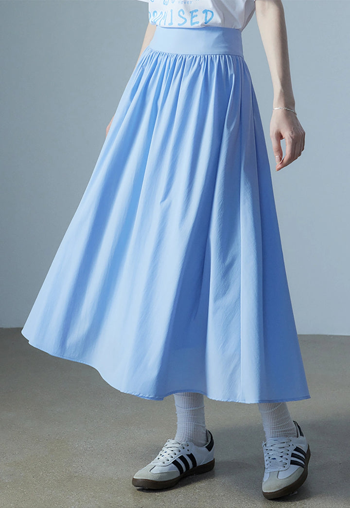 Women's Pleated Midi Skirt