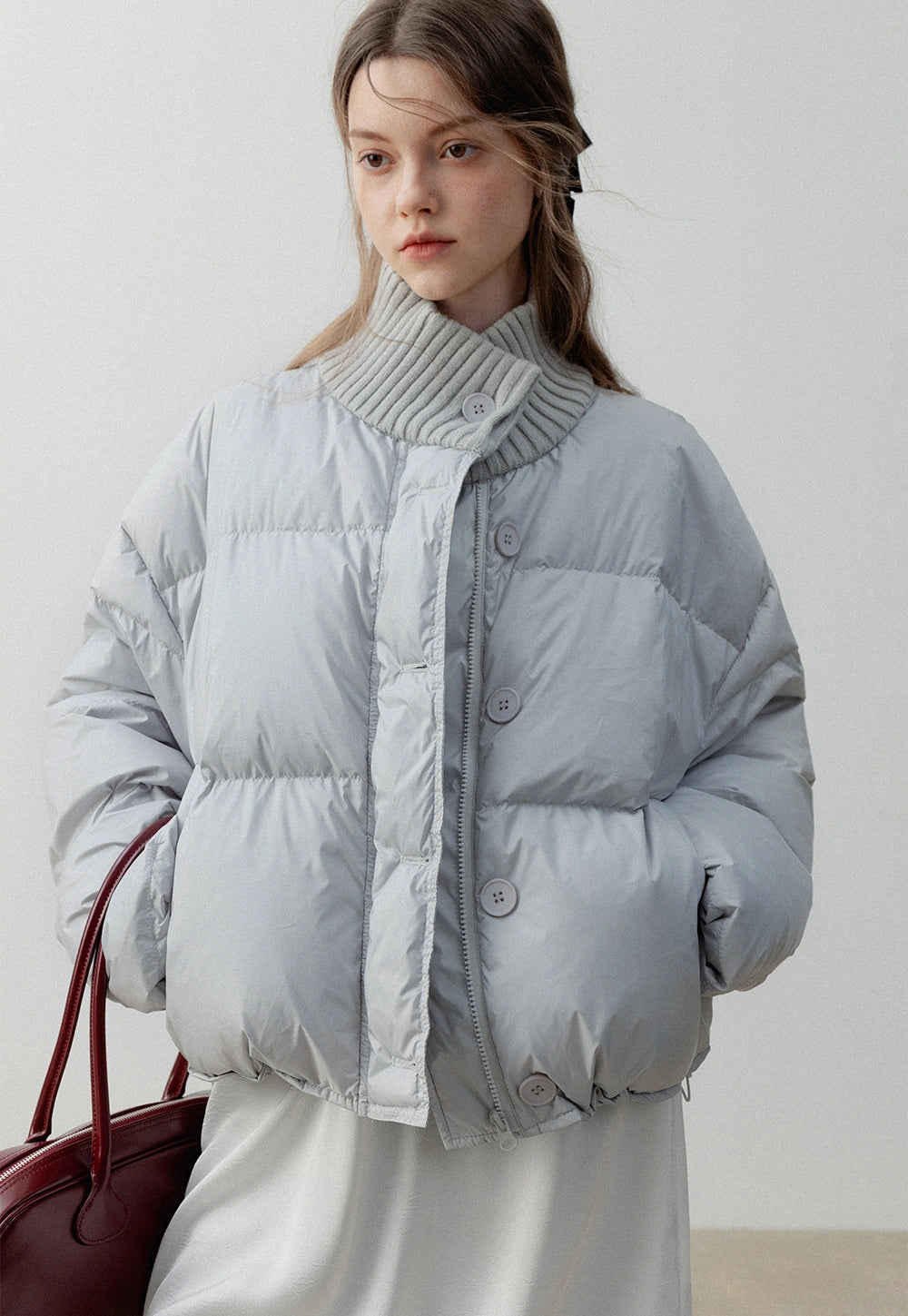 Women's Cropped Puffer Jacket