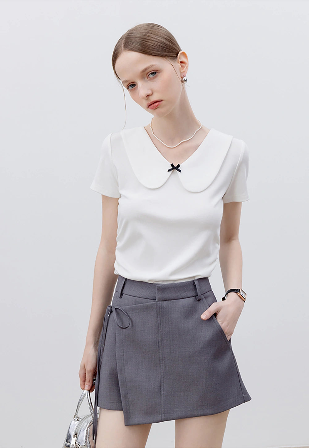 Women's Peter Pan Collar T-Shirt