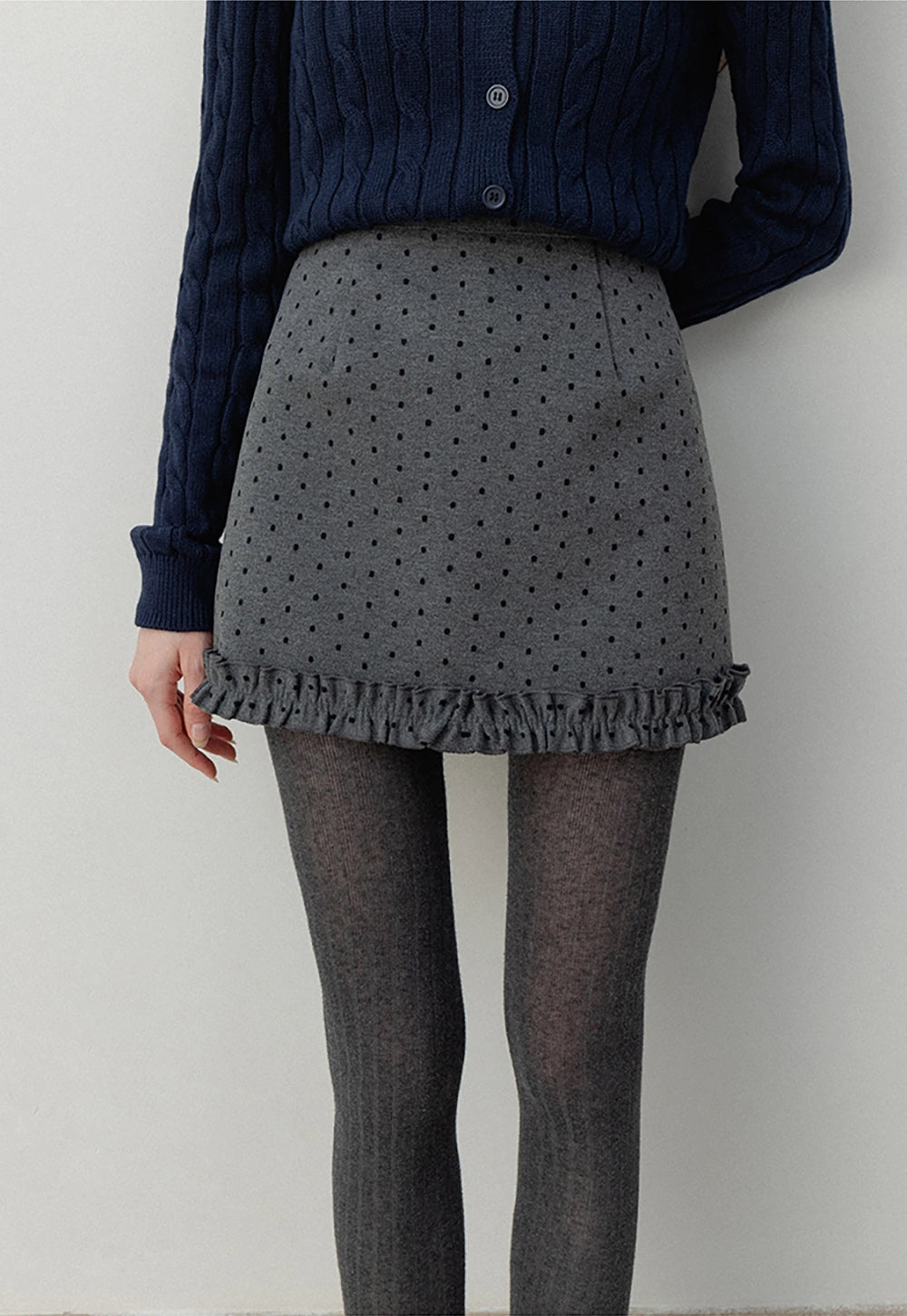 Women's Polka Dot Mini Skirt