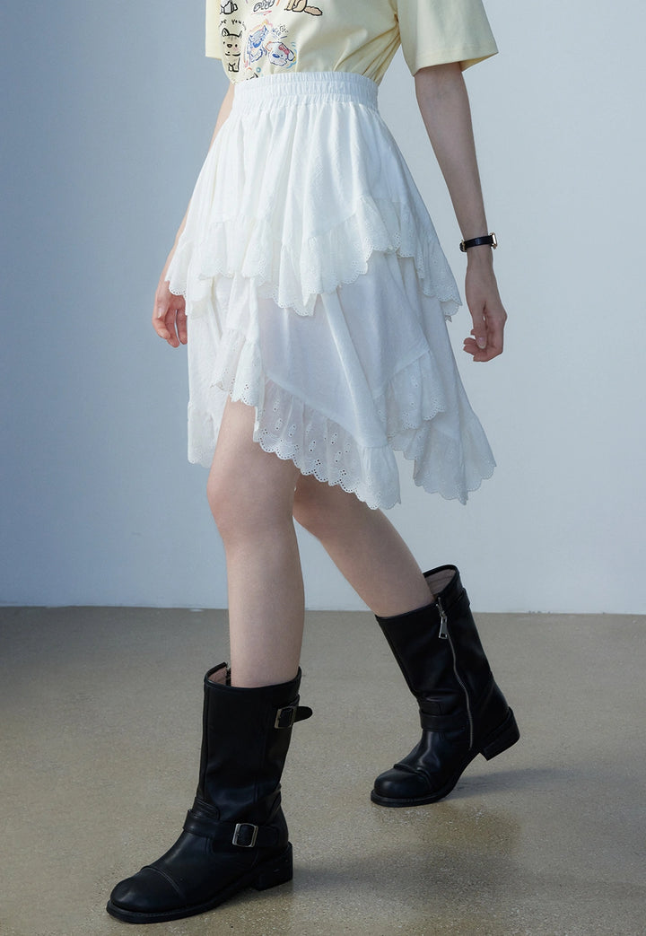 Women's Tiered Ruffle Skirt