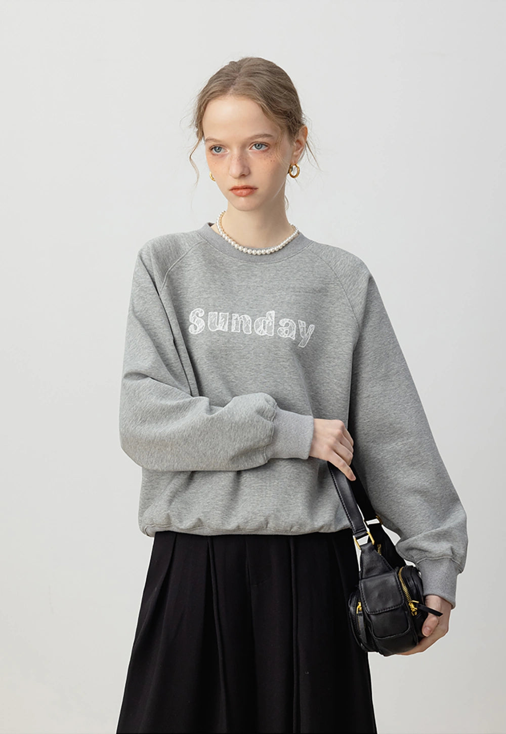 Women's Casual 'Sunday' Graphic Sweatshirt