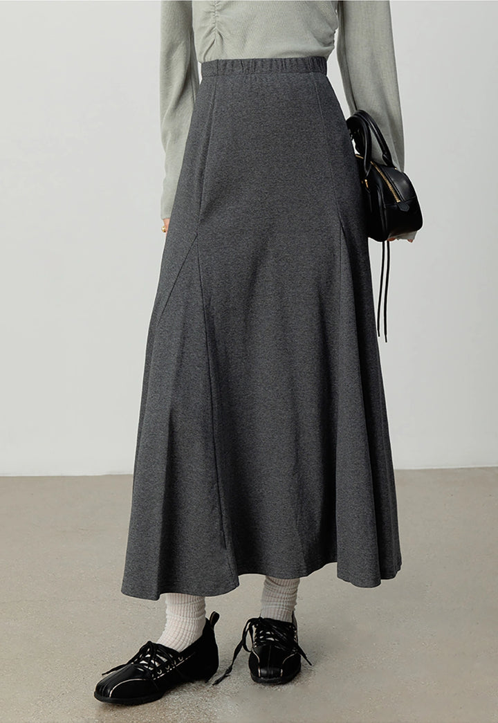 A-Line Midi Skirt