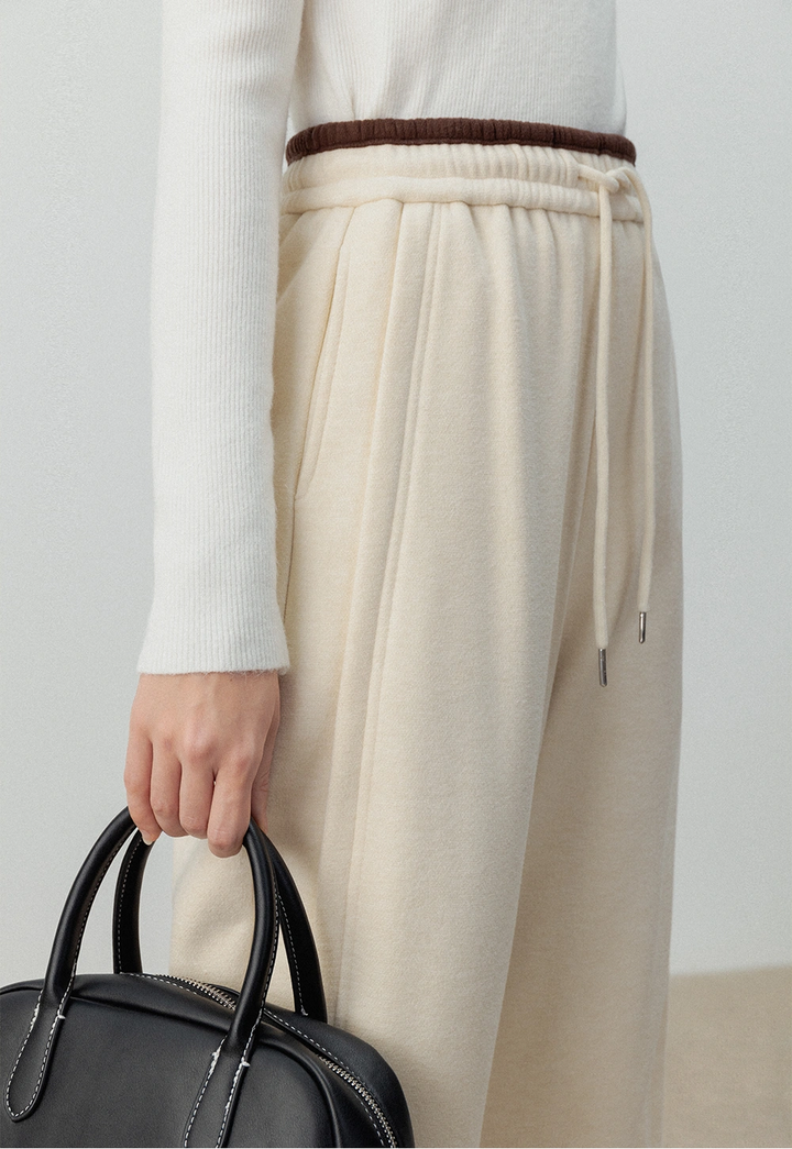 Wide-Leg Lounge Pants