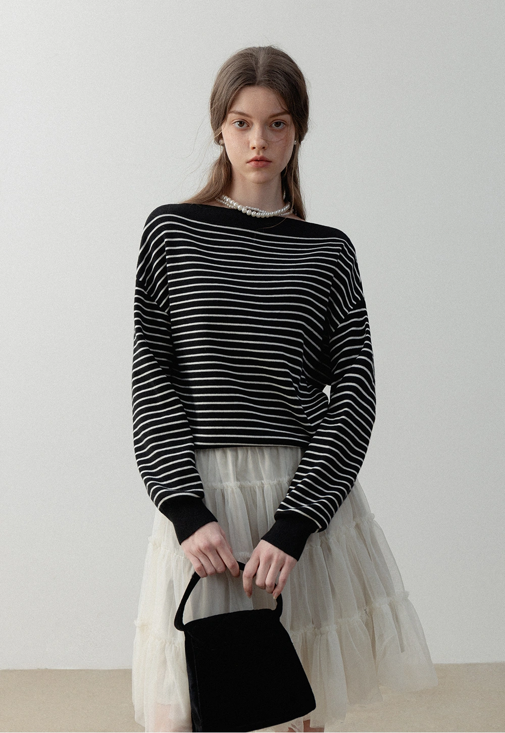 Women's Striped Knit Sweater