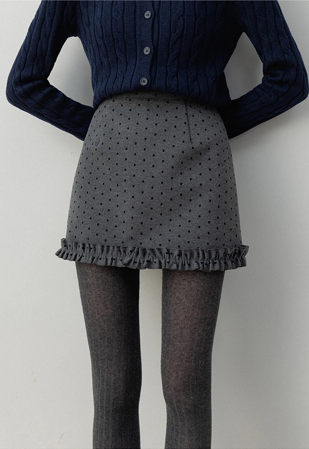 Women's Polka Dot Mini Skirt